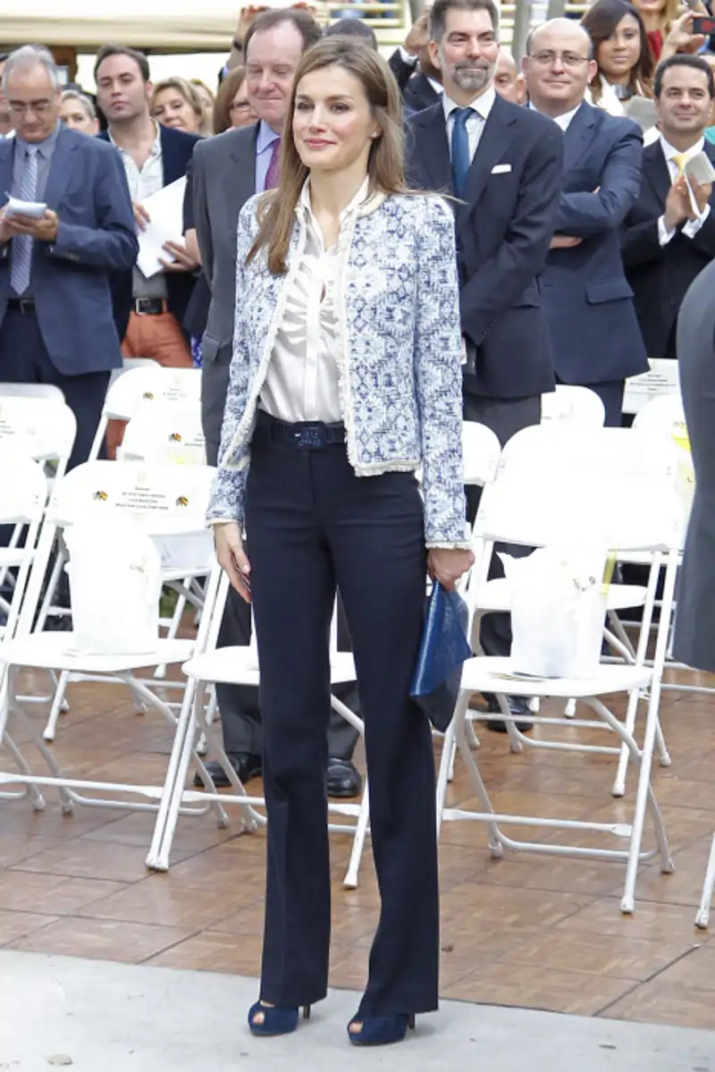 El día que la entonces Princesa Letizia estrenó la chaqueta de Mango 