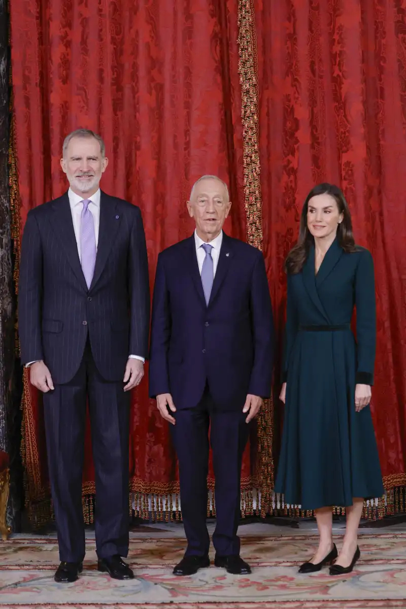 El Rey Felipe, Marcelo Rebelo de Sousa y la Reina Letizia