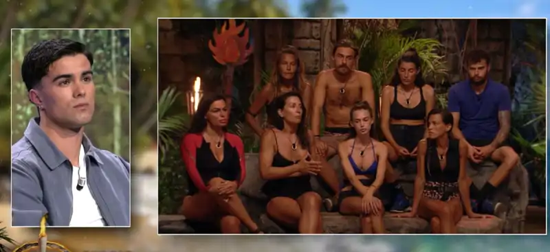 Los participantes de 'Supervivientes 2026' durante la emisión de 'Tierra de nadie', presentado por Ion Aramendi en Telecinco. 