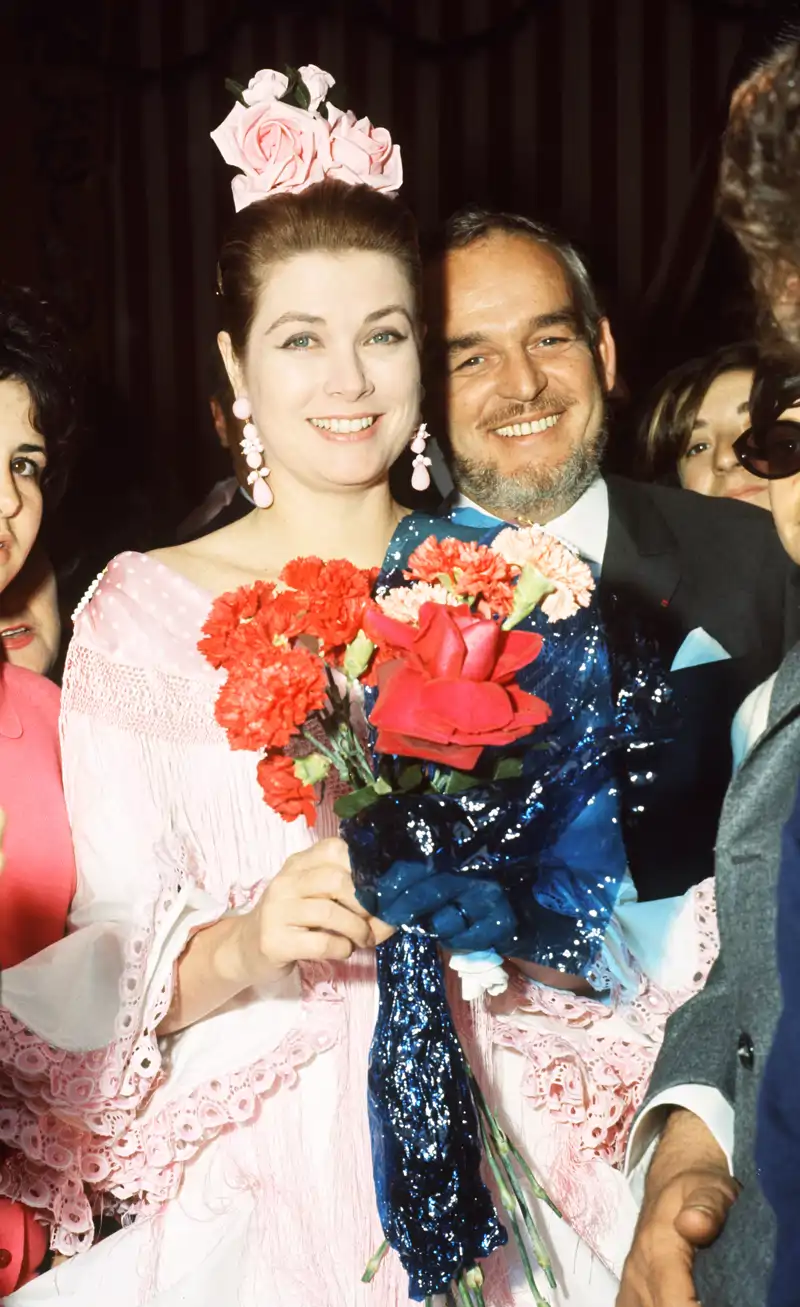 Grace de Mónaco y Rainiero de Mónaco en la Feria de Abril de Sevilla 1966