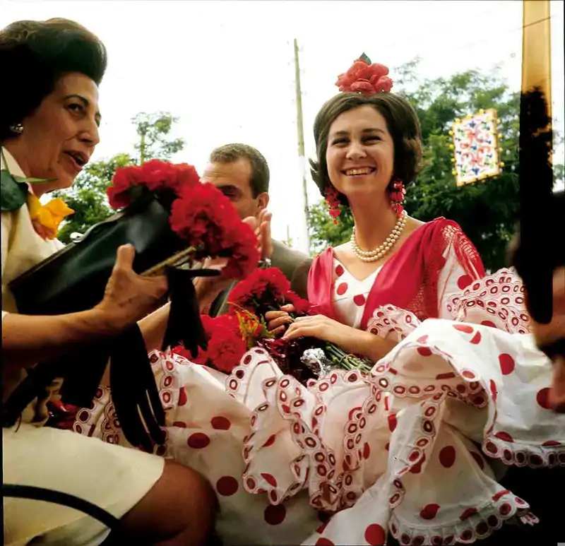La Reina Sofía en la Feria de Abril