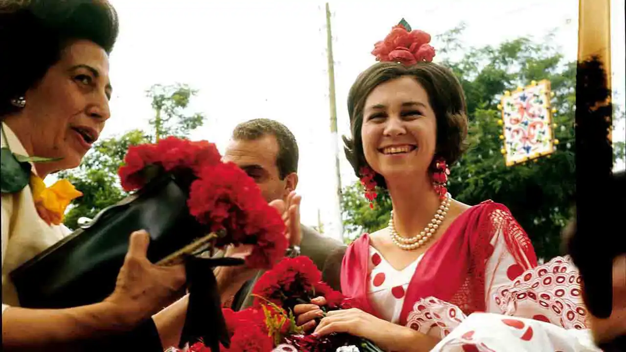 La Reina Sofía en la Feria de Abril