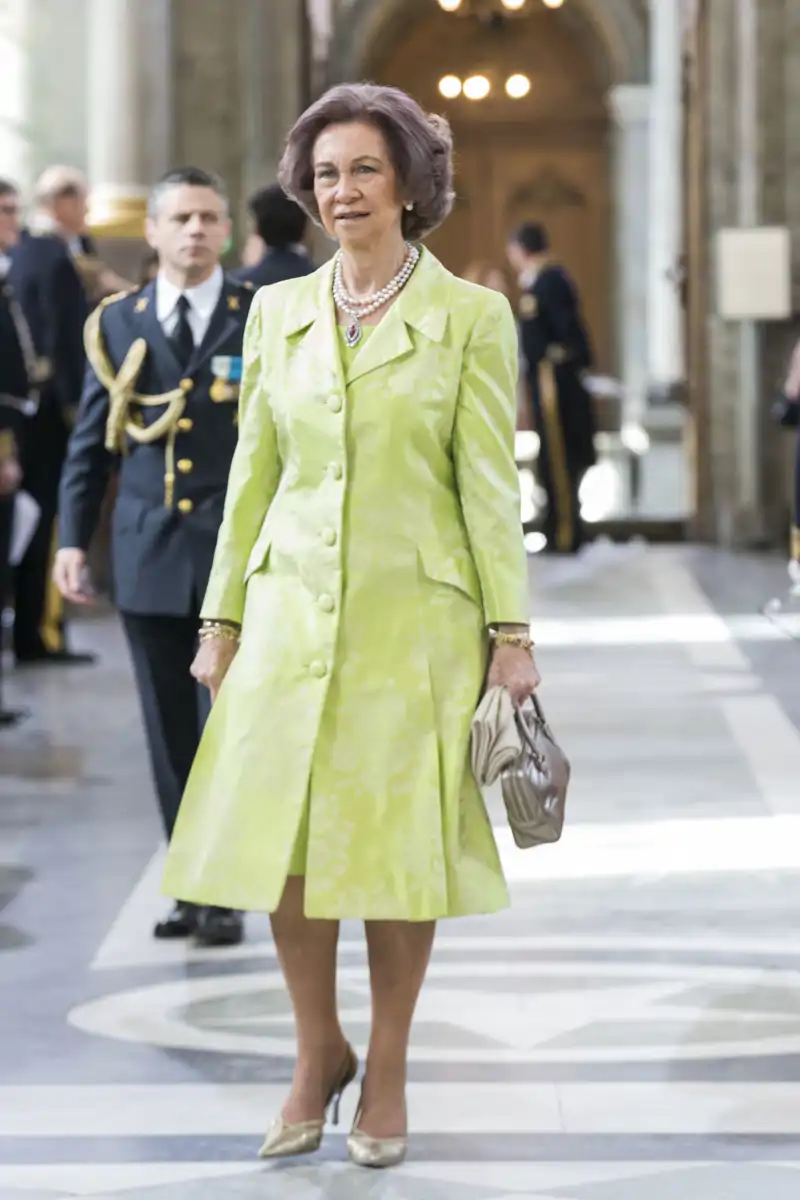 La Reina Sofía en el 70 cumpleaños del Rey de Suecia