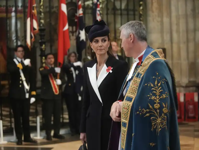 Kate Middleton, en una misa solemne con motivo del Día de Anzac