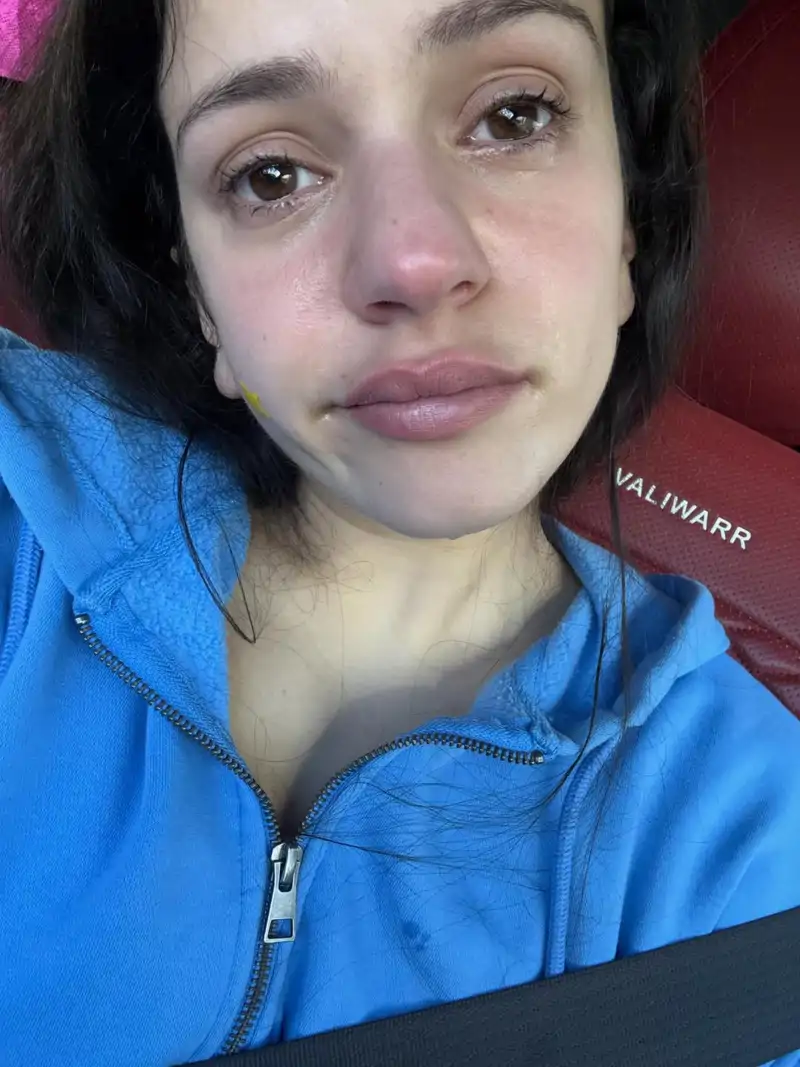 Rosalía tras ser escogida en su primer casting como actriz.