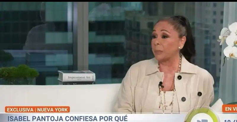 Isabel Pantoja vuelve a la televisión tras años alejada durante su gira en Estados Unidos. 