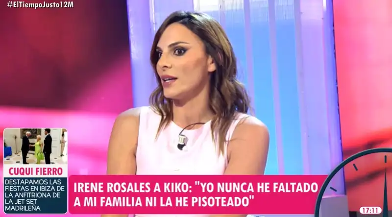 Irene Rosales responde a Kiko Rivera y desvela la petición a su familia