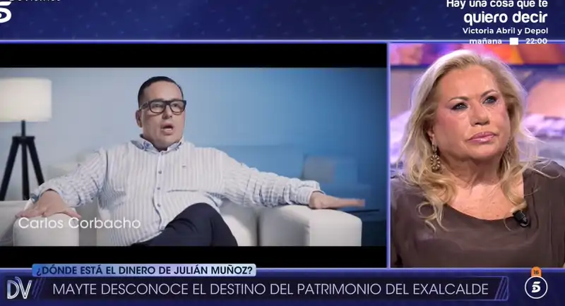 Mayte Zaldívar ante el testimonio de Carlos Corbacho
