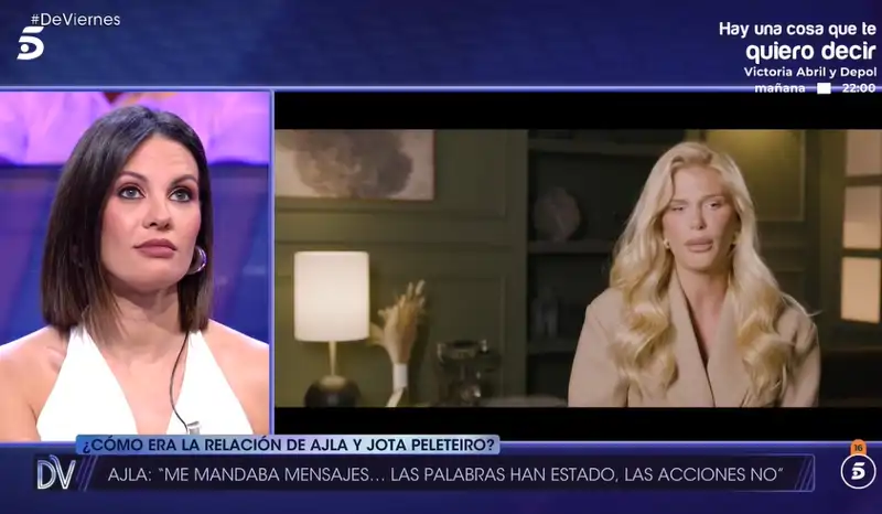 Jessica Bueno escucha a Ajla Etemovic tras su separación