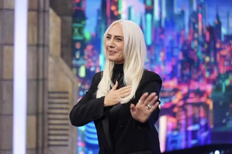 Mónica Naranjo en su llegada a 'El Hormiguero'