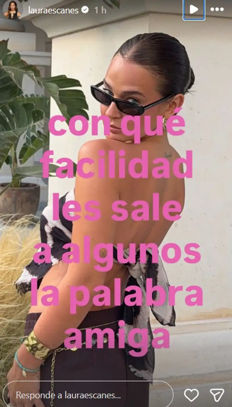 Laura Escanes ha compartido un mensaje de lo más llamativo en su perfil de Instagram.