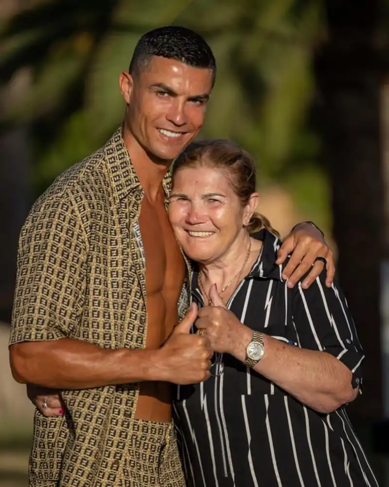 Dolores Aveiro y Cristiano Ronaldo