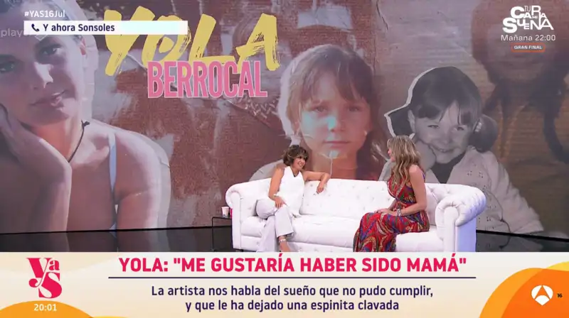 Sonsoles Ónega y Yola Berrocal en su entrevista