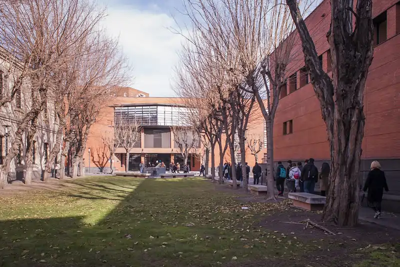 Una de las estancias del campus de Getafe en la Universidad Carlos III de Madrid.