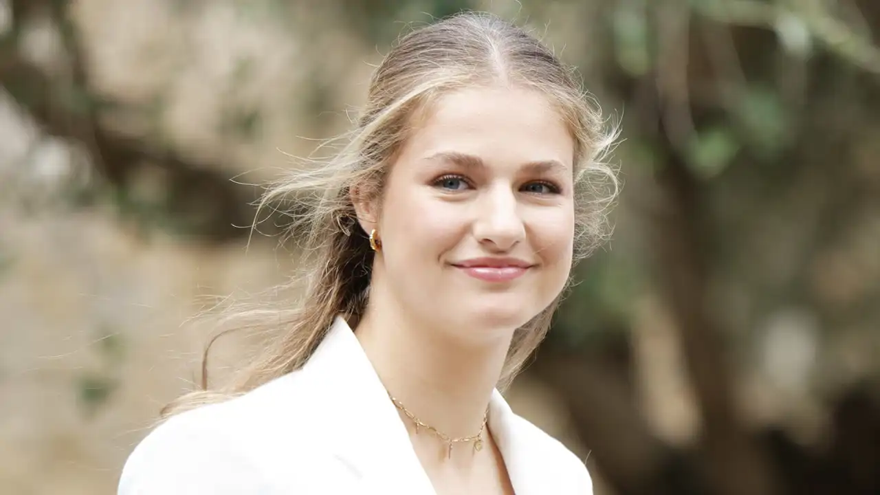 La Princesa Leonor durante un evento de la Fundación Princesa de Girona