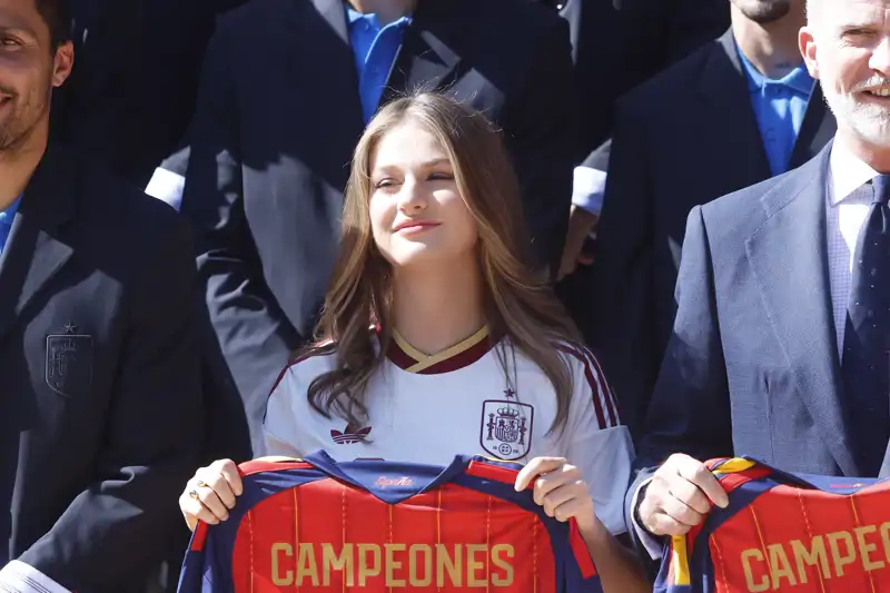 La princesa Leonor en la recepción de la Selección tras el Mundial 2026