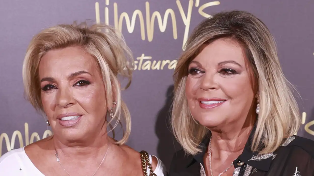 Carmen Borrego y Terelu Campos posan durante un acontecimiento familia en Madrid