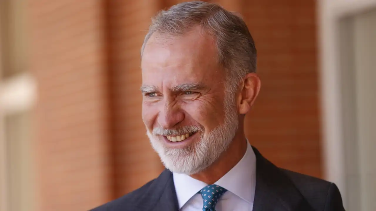 El Rey Felipe en un acto de la Universidad.