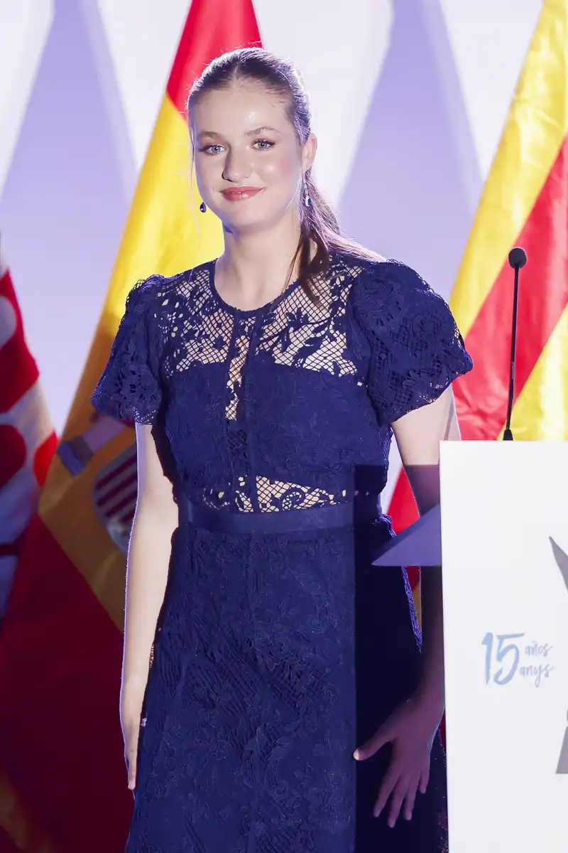La Princesa Leonor en los Premios Girona celebrados en el año 2024.