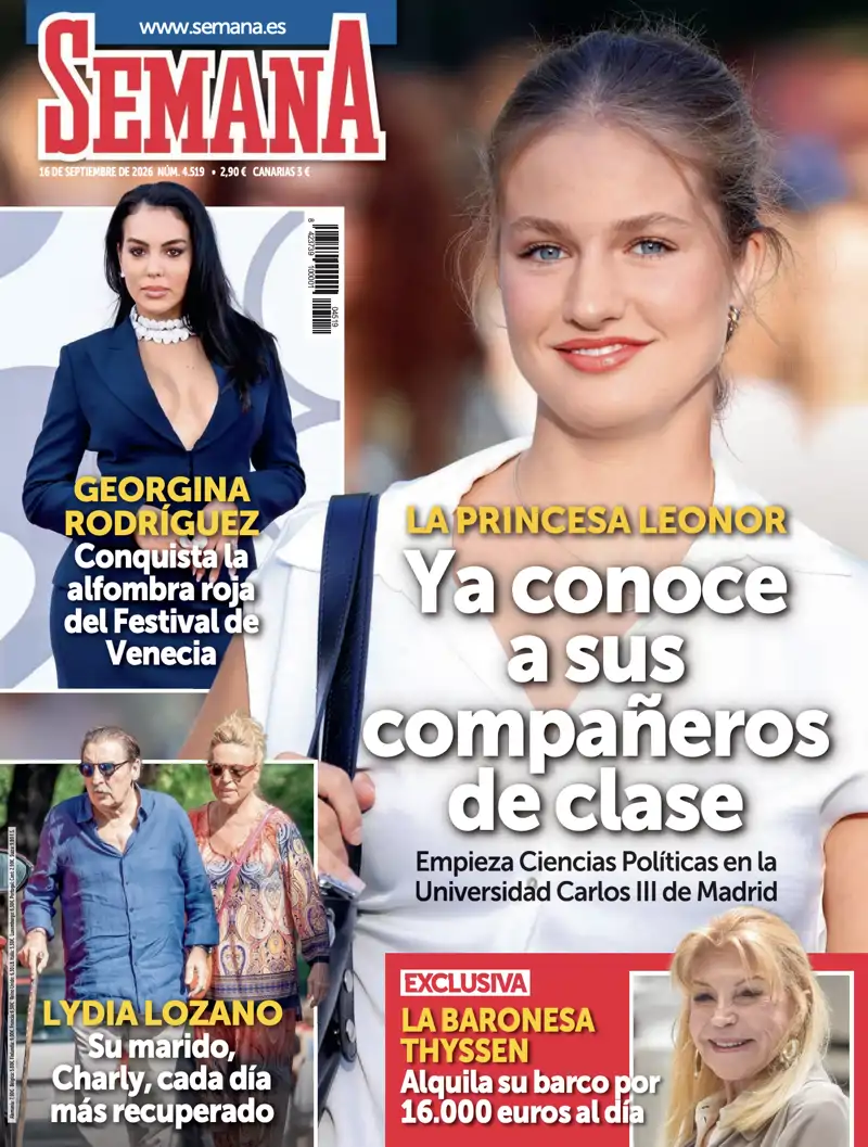 La Princesa Leonor, protagonista del nuevo número de la revista SEMANA