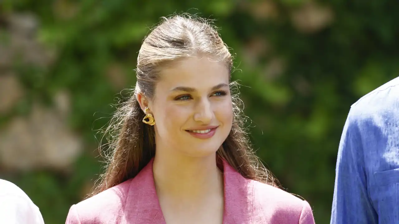 La princesa Leonor en su visita a las Ruinas de Empuries