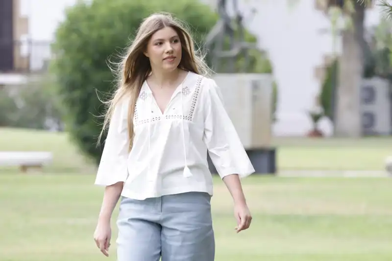 La Infanta Sofía en la Fundación Ibercaja