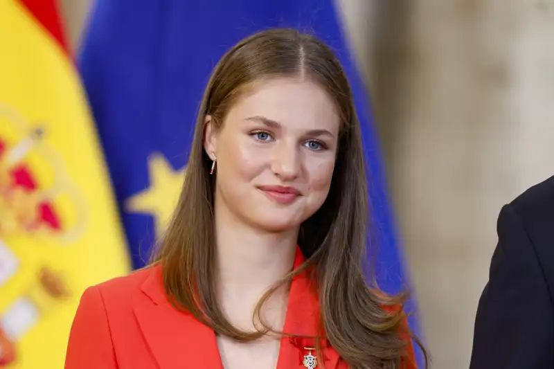 La Princesa Leonor, en el Palacio Real en junio de 2024