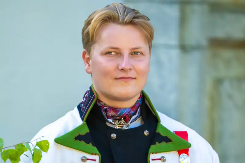 Sverre Magnus en el Día Nacional de Noruega