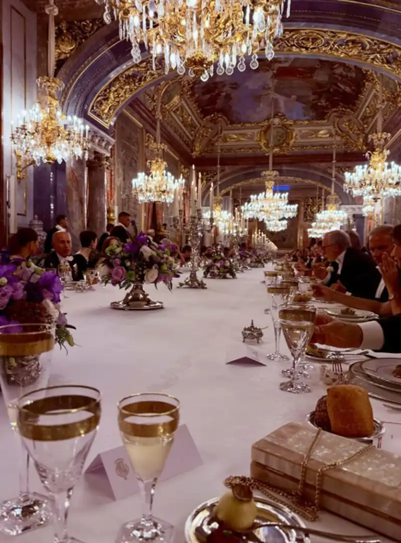 Alice Finot compartió imágenes de la cena de gala del Palacio Real ofrecida por los Reyes Felipe y Letizia