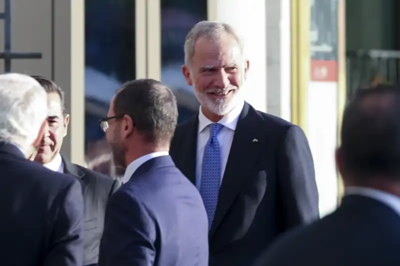 El Rey Felipe en el Teatro Real de Madrid.