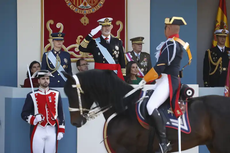 La Guardia Real en el Día de la Hispanidad.