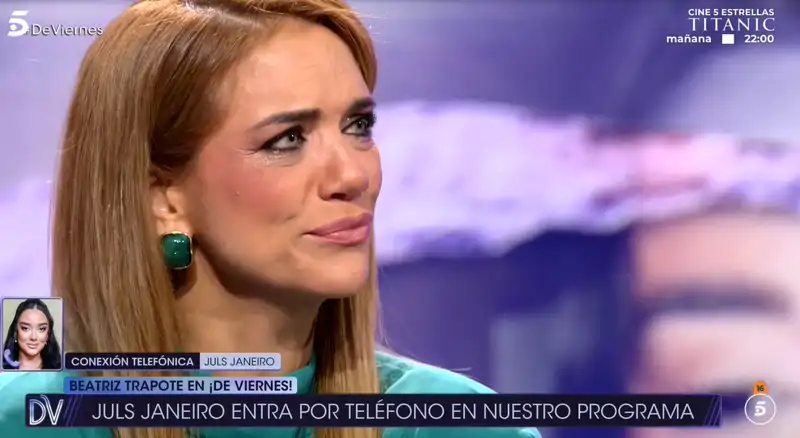 La emoción de Beatriz Trapote tras la llamada de Julia Janeiro