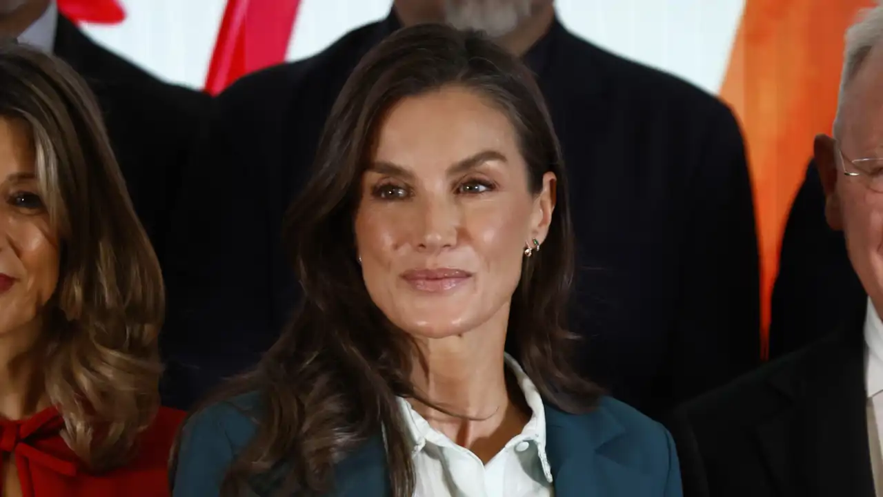 La Reina Letizia durante el acto con motivo del Día Mundial de la Salud Mental.