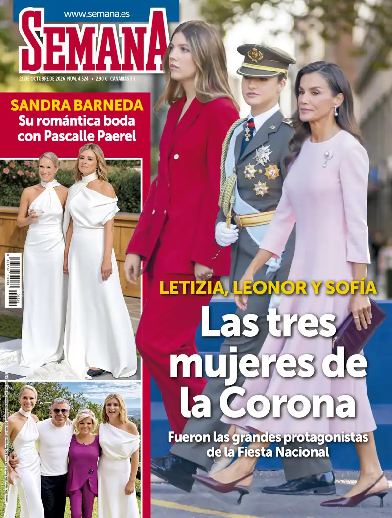 Letizia, Leonor y Sofía, protagonistas de la portada de SEMANA