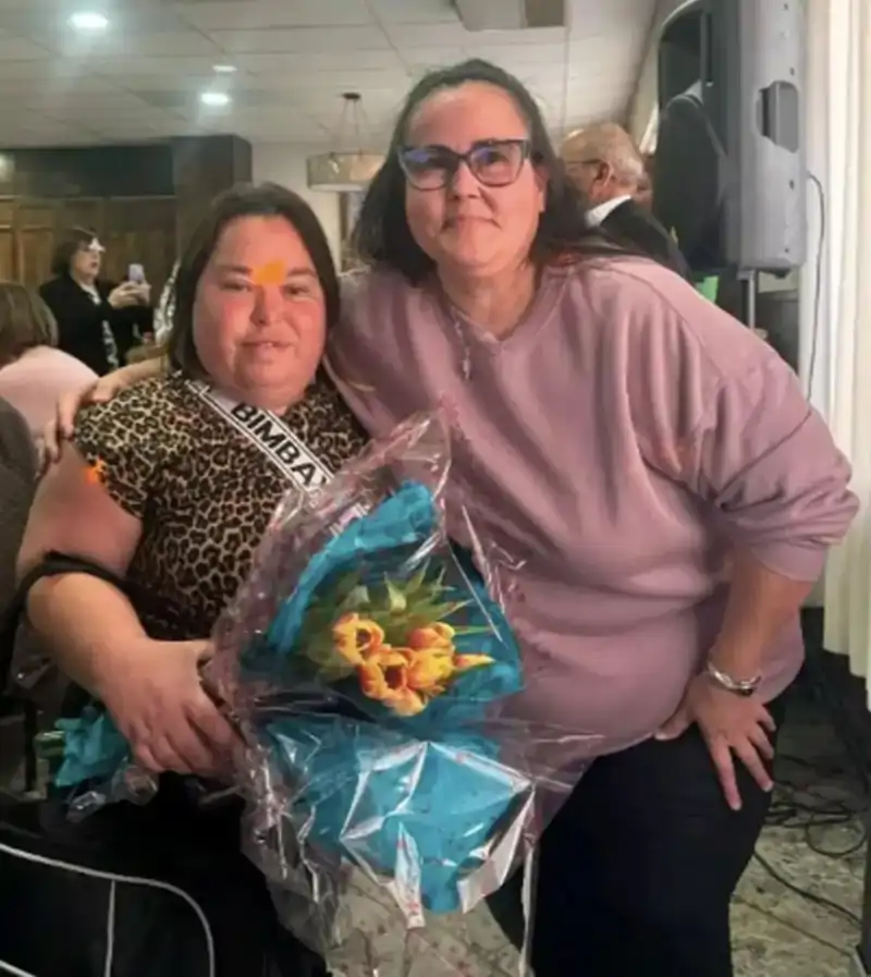 Chiqui y su hermana Elena