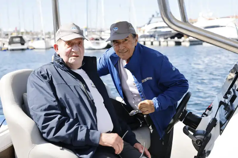 El Rey Juan Carlos, en las regatas de Sanxenxo en septiembre de 2026.