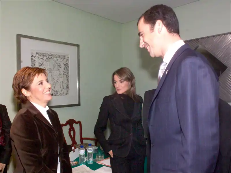 El entonces Príncipe Felipe y Letizia Ortiz, unos días antes de que se filtrara la noticia de su noviazgo.