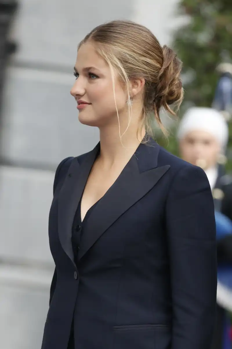 La Princesa Leonor en los Premios Princesa de Asturias 2024 con un recogido