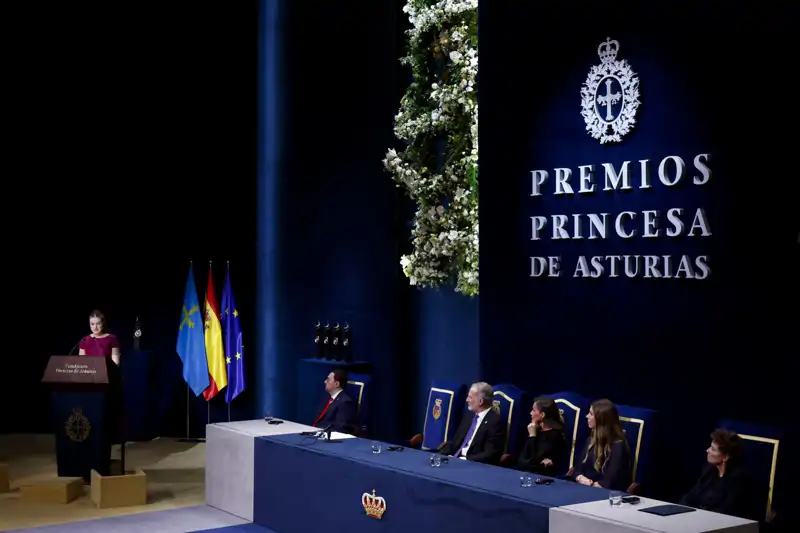 El discurso de la princesa Leonor en el Teatro Campoamor