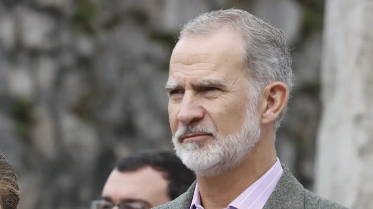 El Rey Felipe VI, horas antes de su operación de cataratas