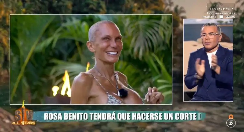 El aplauso de Jorge Javier Vázquez a Yola Berrocal en 'Supervivientes All Stars 3'