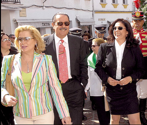 Mayte Zaldívar, Julián Muñoz e Isabel Pantoja